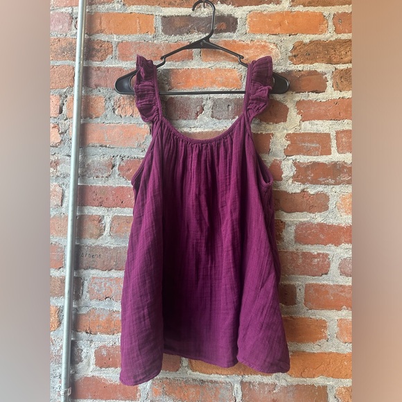 Terra & Sky Women's Plus Size Ruffle Strap Tank Top - Picture 5 of 8